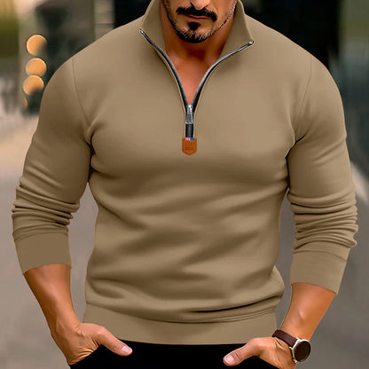 Men's Modern Sports Jumper Stand-Up Collar Elastic