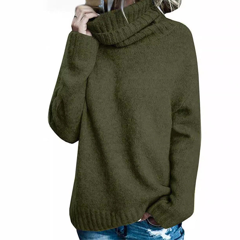 Women's Comfortable Modern Turtleneck Sweater