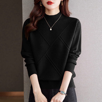 Women's Elegant Ribbed Sweater