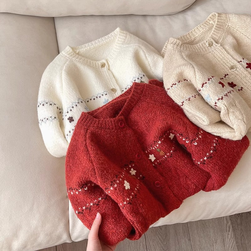 Women's Floral Cardigan Comfortable Buttons