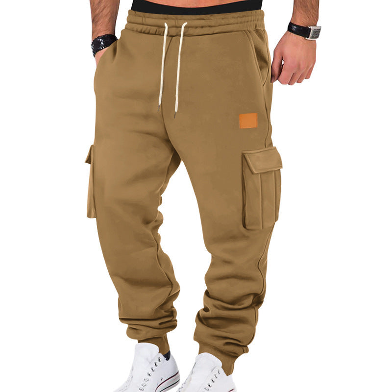 Men's Cargo Pants Comfortable Elastic With Side Pockets