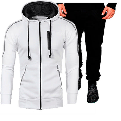 Men's Sports Outfit Hoodie Tracksuit Set