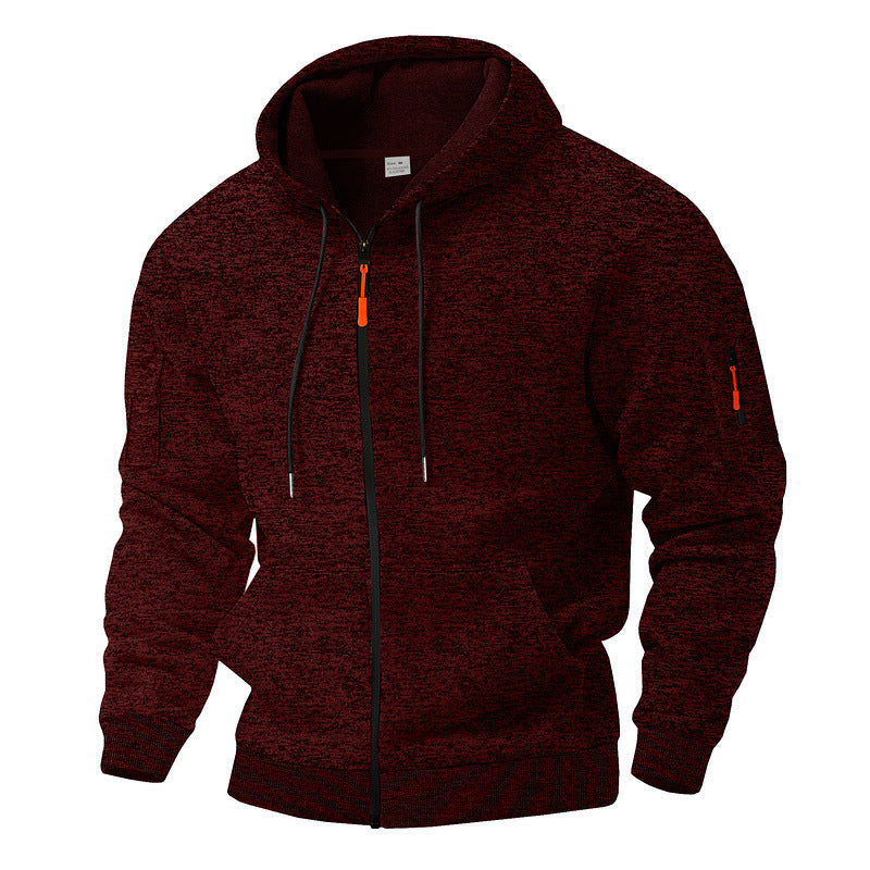 Men's hooded jacket breathable and practical