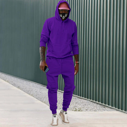 Men's Tracksuit Hoodie Joggers Comfortable