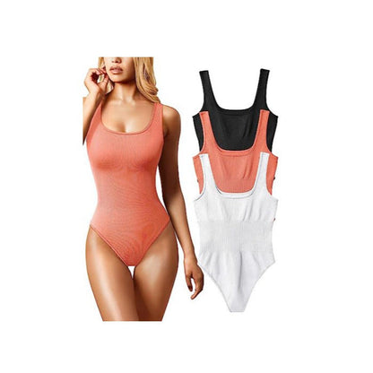 Women's One-Piece Ribbed Elegant Short Dress