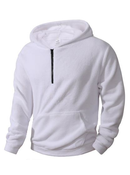 Men's Modern Half-Zip Fleece Hoodie