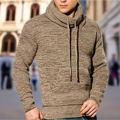 Men's High-Neck Pocket Sweater