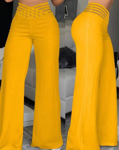 Damen Schlaghose Elegant Bequem