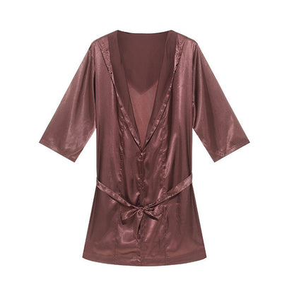 Men's Soft Satin Robe