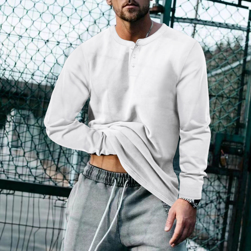 Men's Long-Sleeve Shirt Classic Soft Cotton