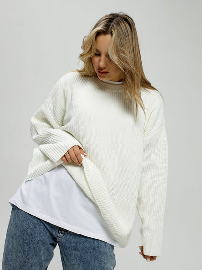 Women's Pullover Large Oversized Knit Design