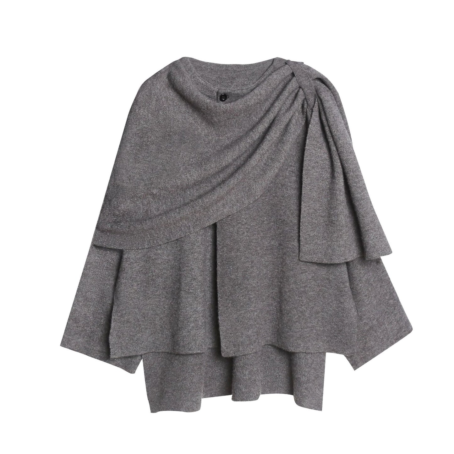 Women's Knitted Poncho Soft Cozy Elegant