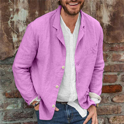Men's Lightweight Linen Summer Blazer