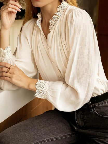Women's Blouse Romantic Lace Elegant Women's Dress