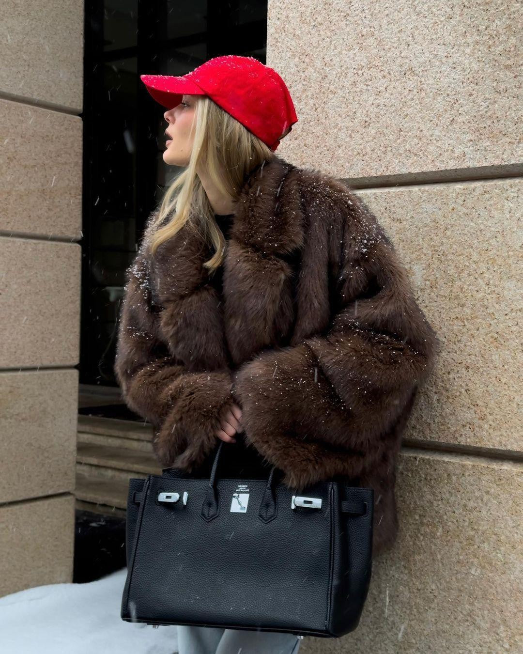 Women's Plush Jacket Soft & Stylish
