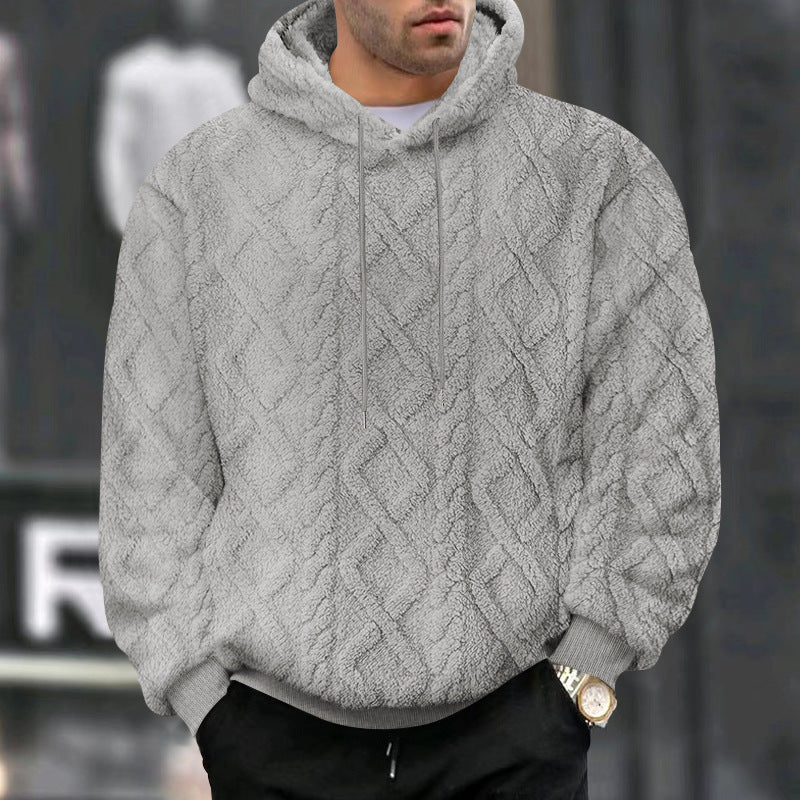 Men's Pullover Cuddly Soft Textured Design