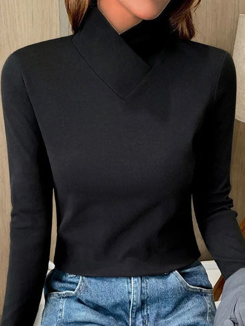Elegant Women's High-Quality Turtleneck Sweater