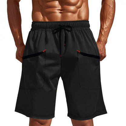 Men's Sports Shorts Elastic Multi-pocket