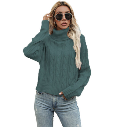 Women's Pullover Chunky Knit Cable Pattern Elegance