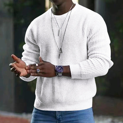 Herren Strickpullover Moderner Look Großzügig Geschnitten