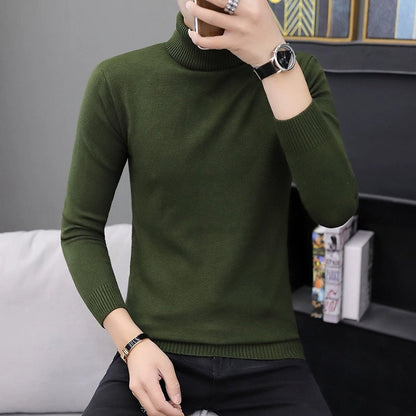 Men's Turtleneck Sweater Comfortable Modern