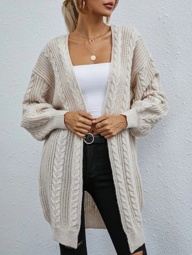Women's Cardigan Chunky Knit Oversized Casual Cable Knit