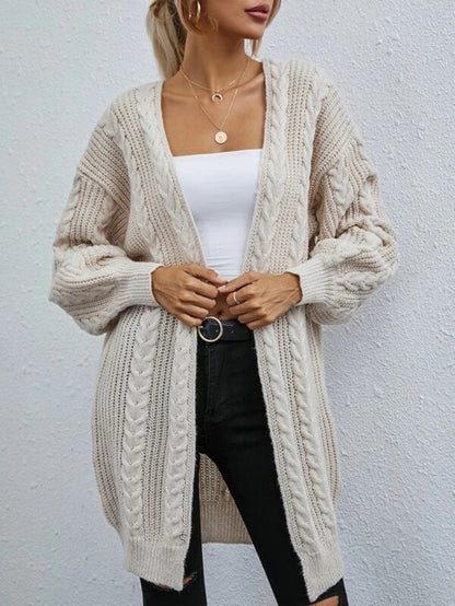 Women's Cardigan Chunky Knit Oversized Casual Cable Knit