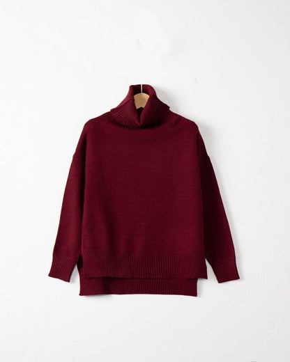 Women's Comfortable Modern Turtleneck Sweater