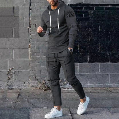 Men's Sport Set Hoodie Joggers Trendy