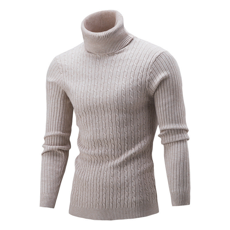 Men's Turtleneck Sweater High-Quality Knit Luxury Design