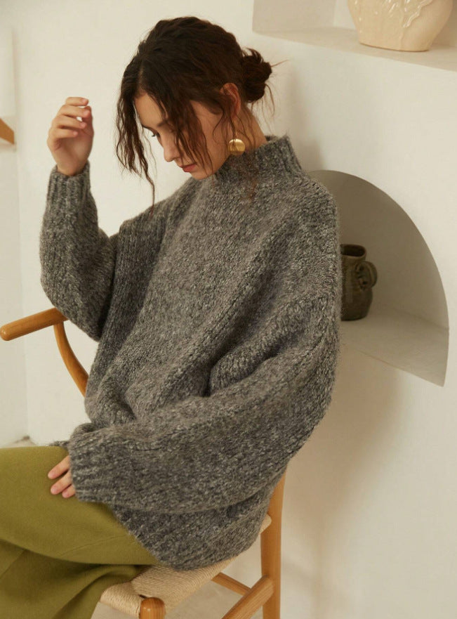 Women's Chunky Knit Sweater Comfortable Elegant