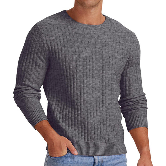 Herren Sweatshirt Langarm Rundhals Modern Design - IdealeKleiden