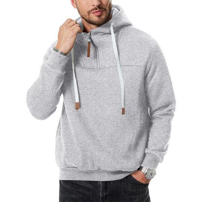 Men's Sport Hoodie Modern Zipper Design
