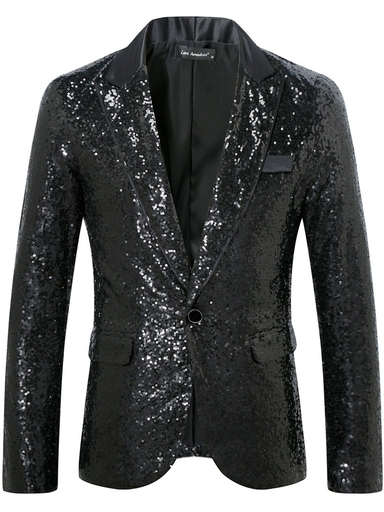Men's Sequin Blazer Elegant Evening Wear