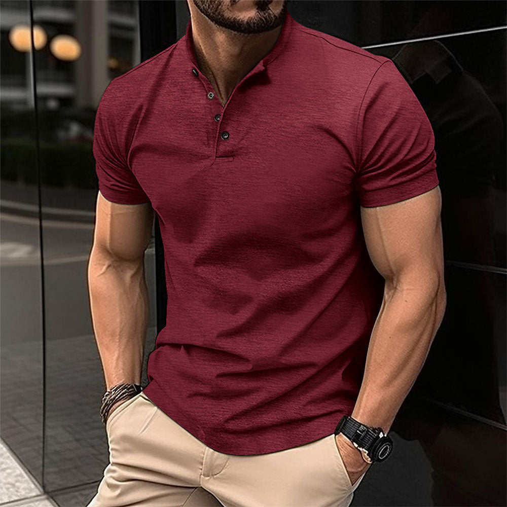 Men's Short Sleeve Polo Shirt Modern Style