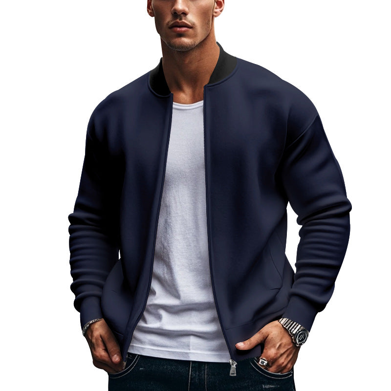 Men's Sporty Modern Style Bomber Jacket