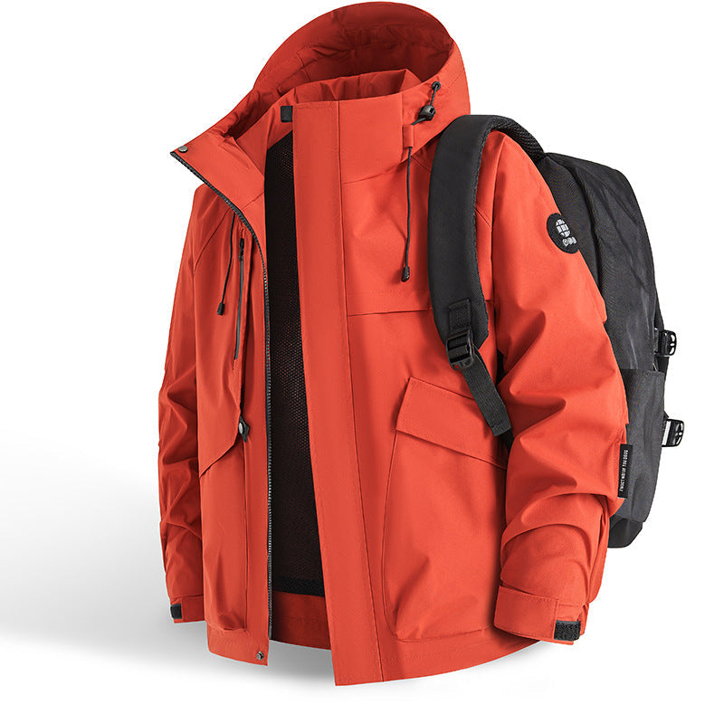 Men's Outdoor Jacket Waterproof Practical Adjustable