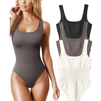 Women's One-Piece Ribbed Elegant Short Dress