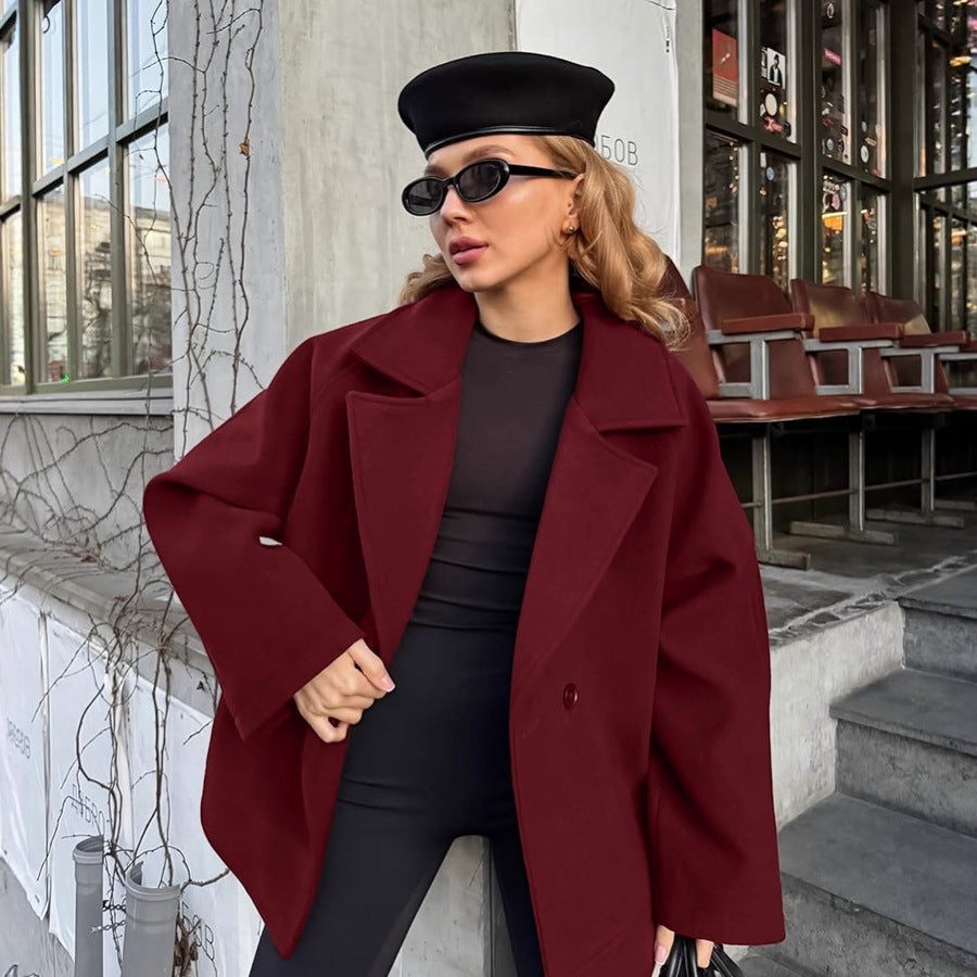 Women's Wrap Jacket Elegant Belt Casual Chic
