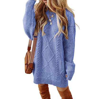 Women's Plus Size Knitted Dress