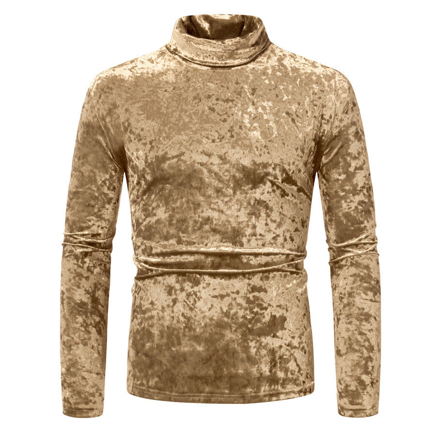 Men's Turtleneck Velvet Elegant Modern