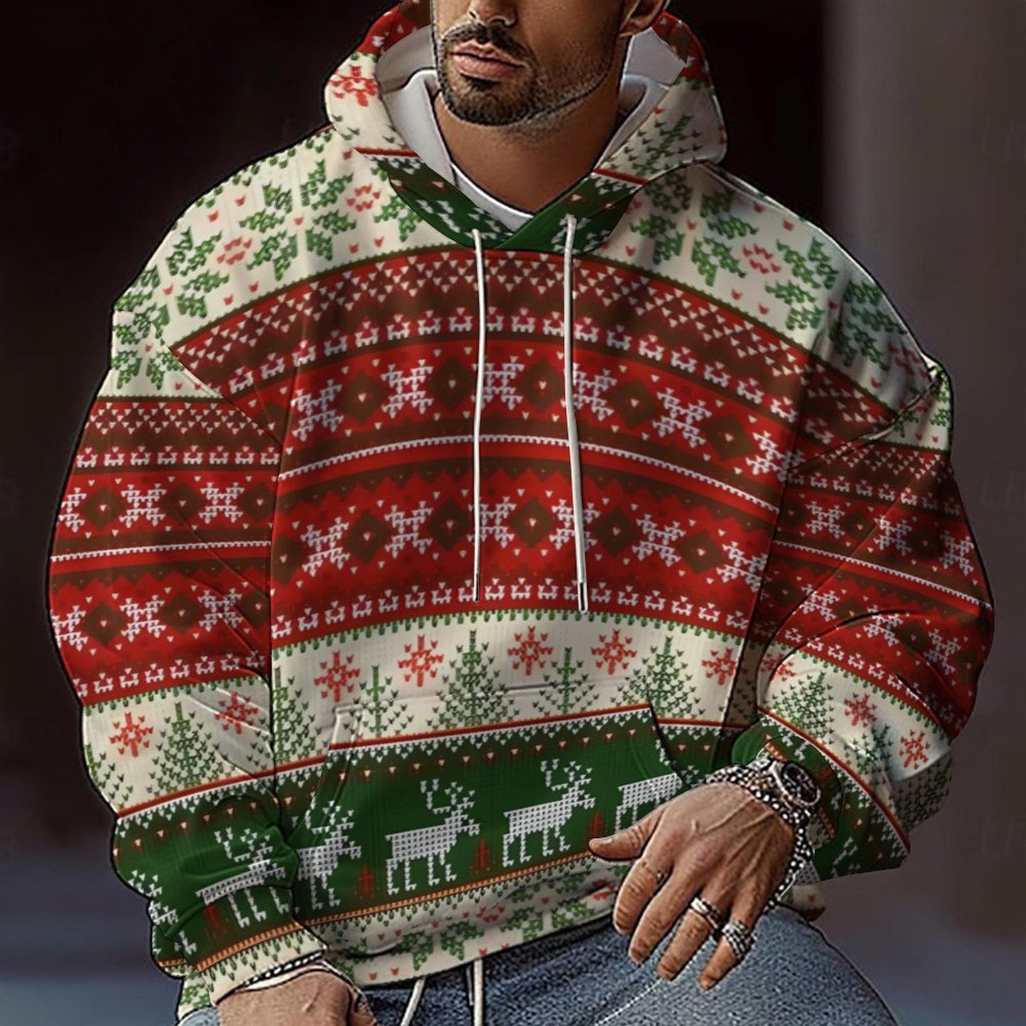Men's Christmas Sweater Colorful Comfortable