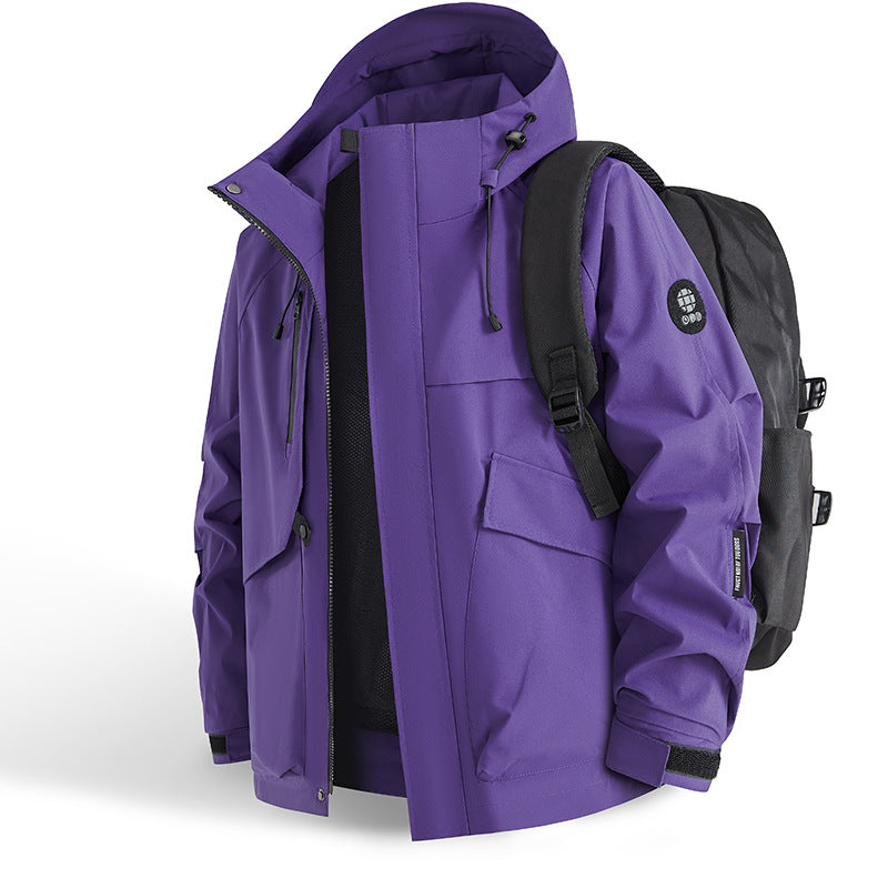 Men's Outdoor Jacket Waterproof Practical Adjustable