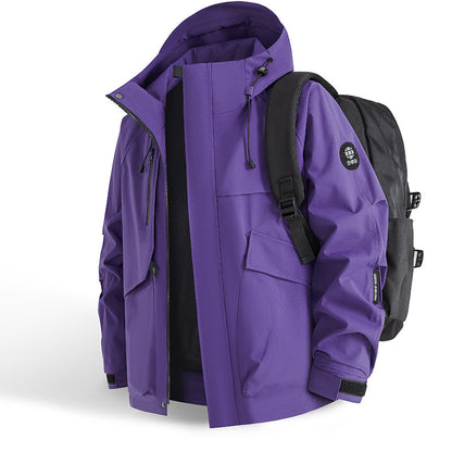 Men's Outdoor Jacket Waterproof Practical Adjustable
