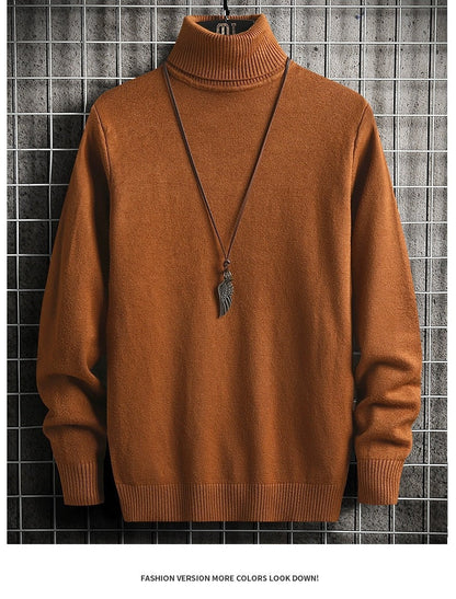 Men's Turtleneck Sweater Comfortable Modern