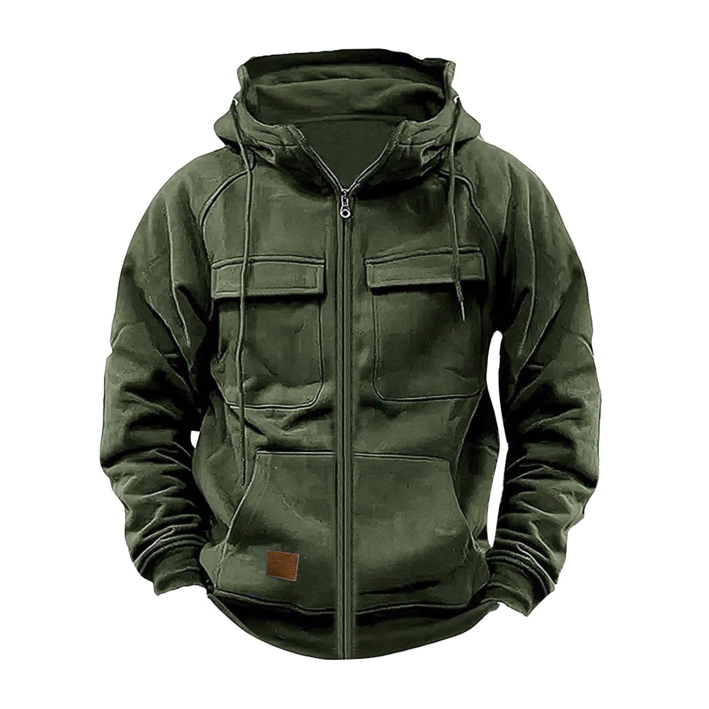 Men's Functional Hooded Jacket With Large Pockets
