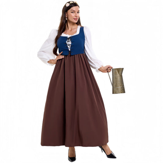 Dirndl Kleid Traditionell mit Mieder und Rock - IdealeKleiden