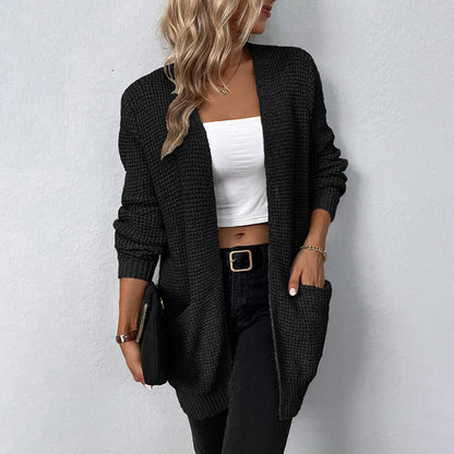 Women's Casual Oversized Cardigan with Pockets