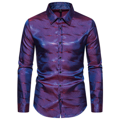 Men's Shirt Elegant Textured Modern Design