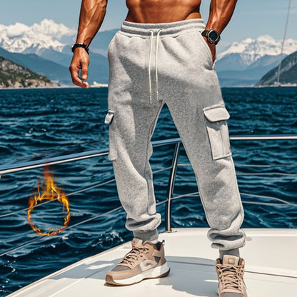 Men's Sporty Jogging Pants Comfortable Elastic
